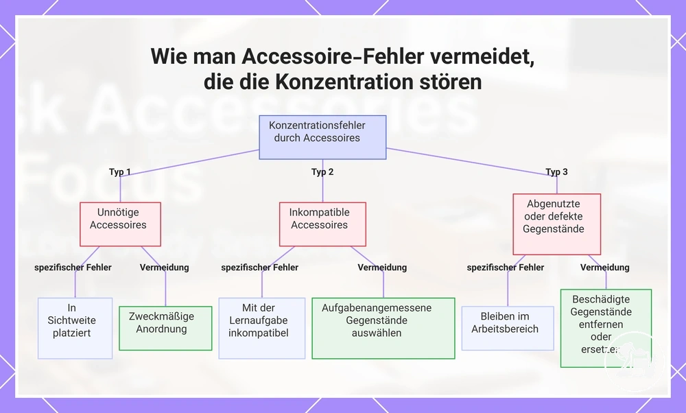 Häufige Zubehörfehler und passende Vermeidungsstrategien für konzentriertes Lernen