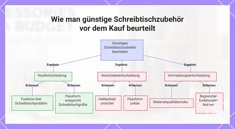 Wie man günstiges Schreibtischzubehör vor dem Kauf beurteilt